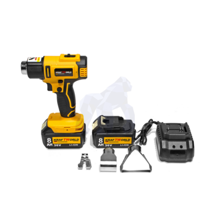 Pistol cu ​​aer cald cu regulator de temperatură până la 530°C.